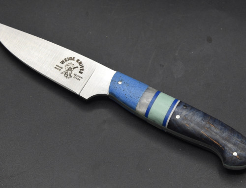 Paring in blue pecan / micarta